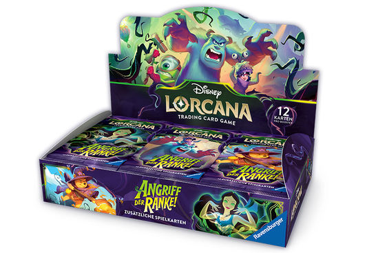 Disney Lorcana TCG - Angriff der Ranke! - Booster Display (24 Booster) - DE