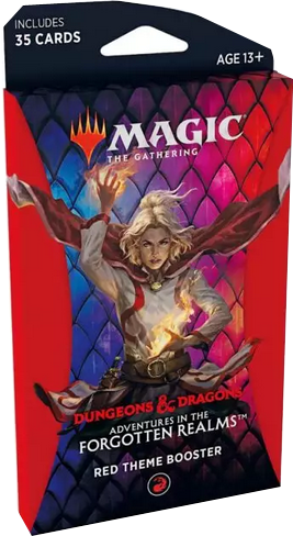 Magic the Gathering - D&D Adventures in the Forgotten Realms - Red Theme Booster (1 Booster) - EN
