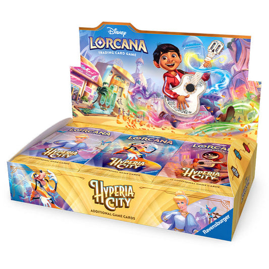 Disney Lorcana TCG - Die Stadt Hyperia - Booster Display (24 Booster) - DE