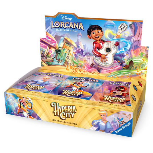 Disney Lorcana TCG - Hyperia City - Booster Display (24 Booster) - EN - Early-Bird-Angebot!
