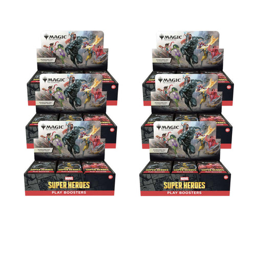 Magic: the Gathering - Marvel Super Heroes - Play-Booster-Display - Sealed Case - englisch