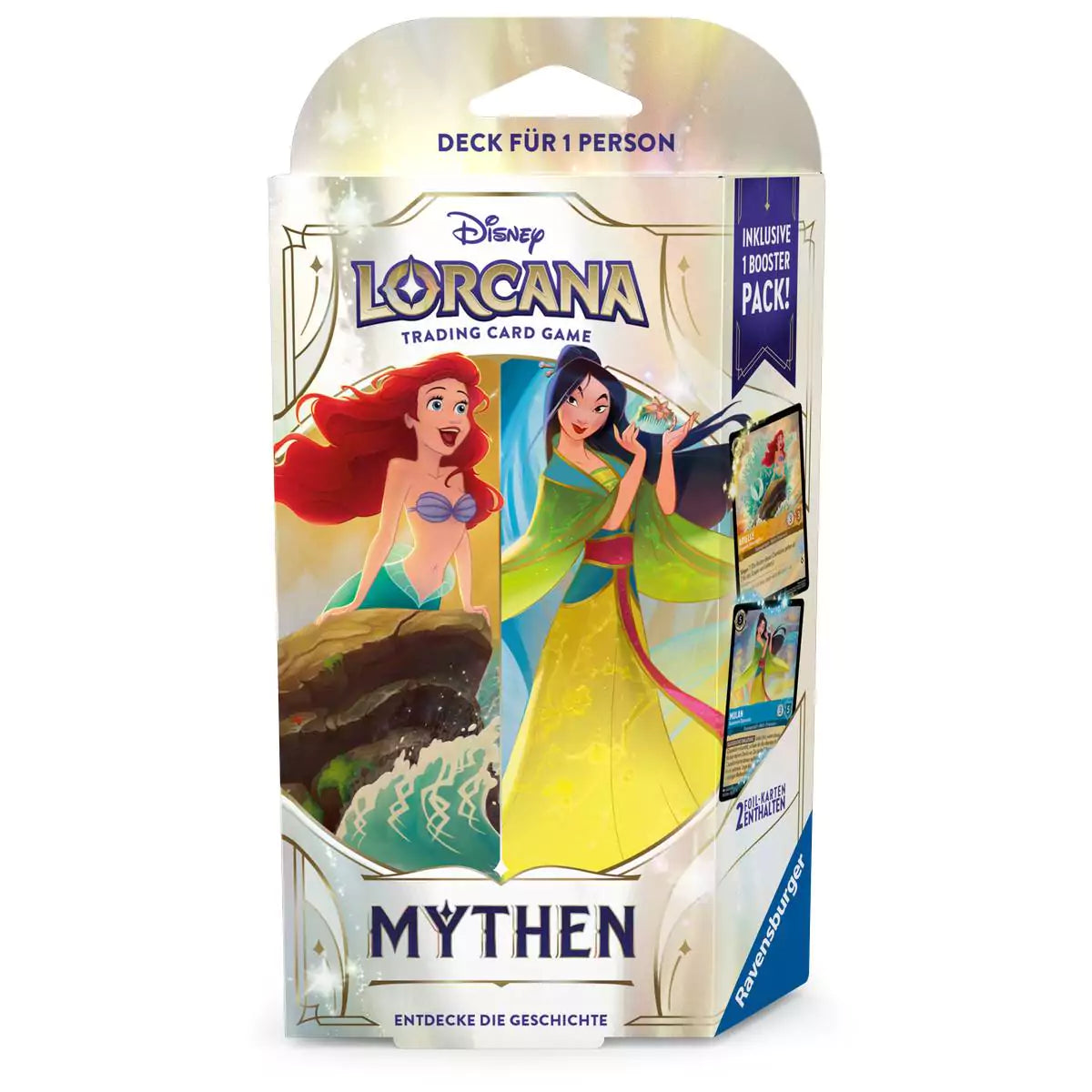 Disney Lorcana TCG - Mythen Starter-Deck - Bernstein und Saphir - DE