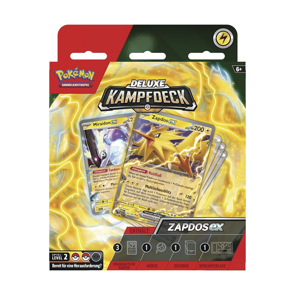 Pokémon Deluxe Battle Decks März 2024 - Zapdos EX Deck - | Deutsch