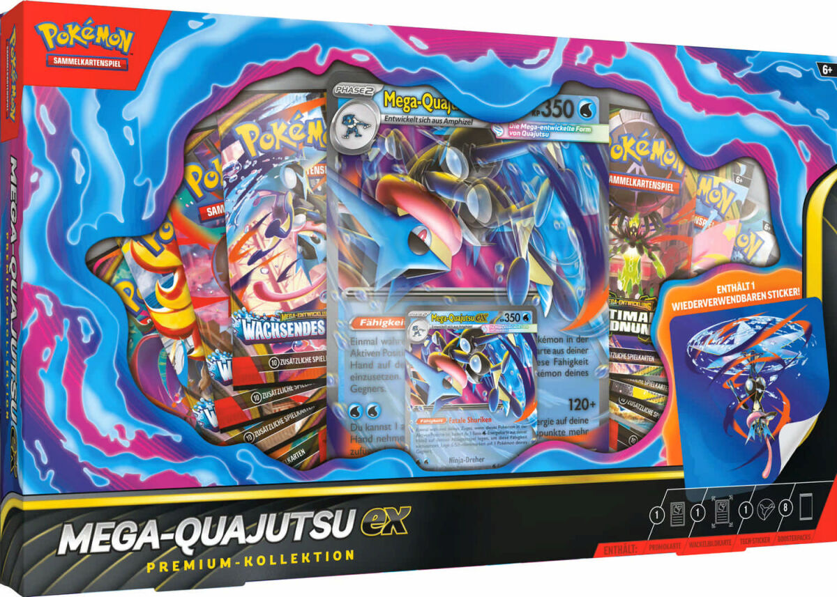 Pokemon TCG - MBE03 - Mega-Quajutsu ex Premium-Kollektion