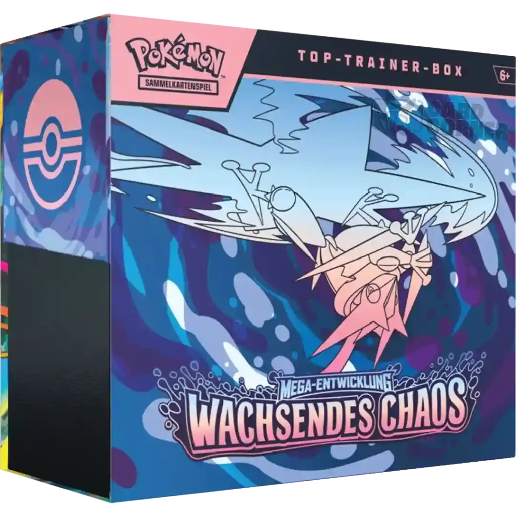 Pokémon TCG - Mega Entwicklung: Wachsendes Chaos - Top-Trainer-Box - deutsch
