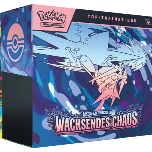 Pokémon TCG - Mega Entwicklung: Wachsendes Chaos - Top-Trainer-Box - deutsch