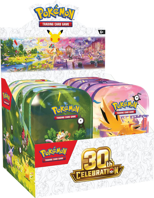 Pokémon TCG - 30th Celebration Day & Night Mini Tins (1 zufällige Tin) - Deutsch - Jetzt vorbestellen!