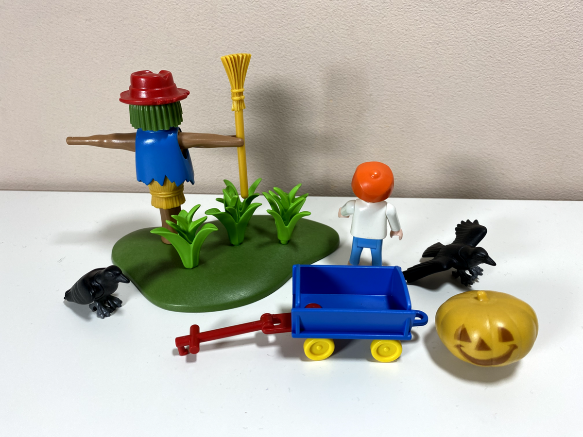 Playmobil Vogelscheuche - Junge mit dem Bollerwagen (3823) - 0505