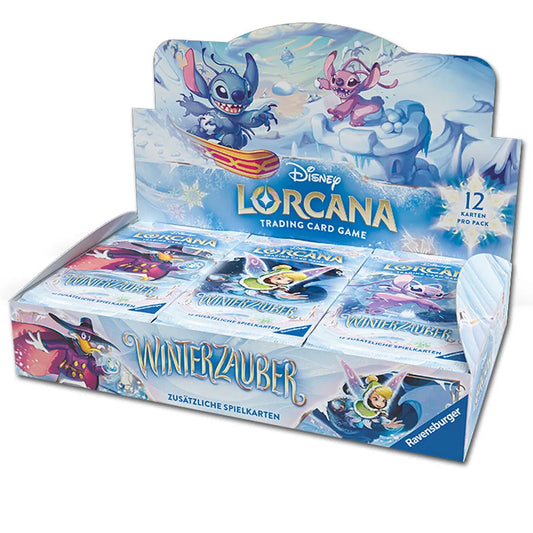 Disney Lorcana TCG - Winterzauber - Booster Display (24 Booster) - DE