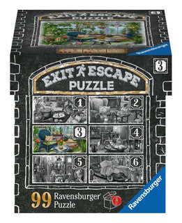 Ravensburger  Exit Escape Puzzle -Nr 3 im Gutshaus -Wintergarten -99 Teile