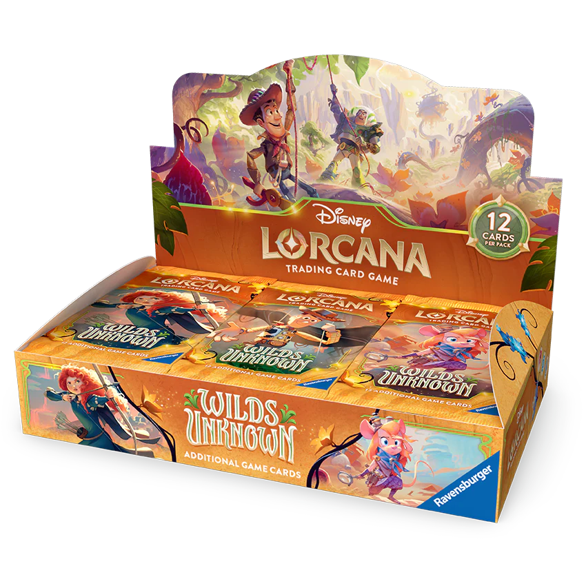 Disney Lorcana TCG - Wilds Unknown - Booster Display (24 Booster) - EN