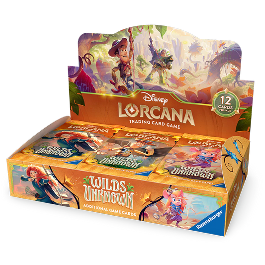 Disney Lorcana TCG - Wilds Unknown - Booster Display (24 Booster) - EN