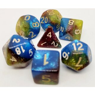 Dice4friends - Würfelset Confetti: Galaxy Circus (7)