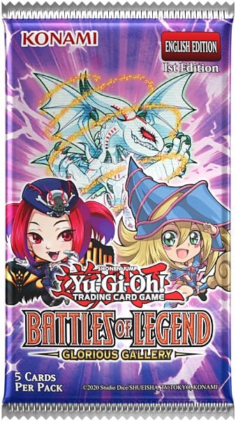 Yu-Gi-Oh! - Battles of Legend: Glorious Gallery - Booster-Display (24 Booster) 1. Auflage - englisch